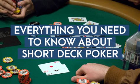 short deck poker meaning